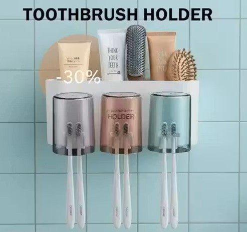Tooth Brushes Holder With 3 cup